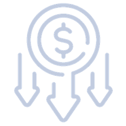 Hand with a continuous arrow around and a customer at the center