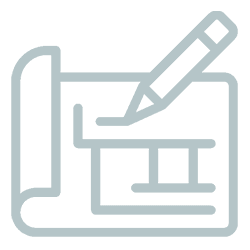 Project sheet with check mark and stamp