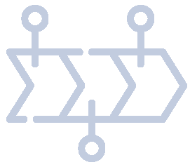 Ribbon award with star in the middle